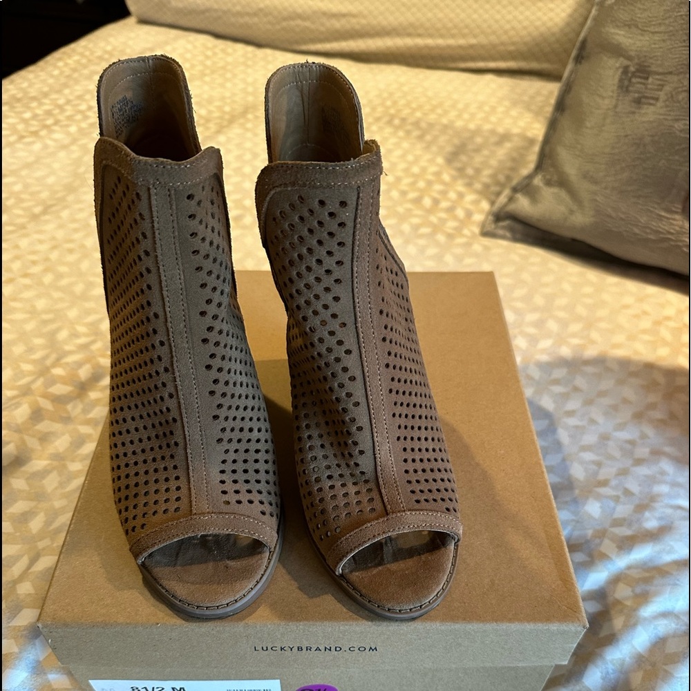 Beige Booties
